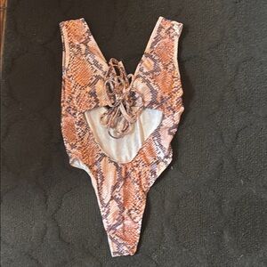 Snakeskin‎ Print Kids One Piece